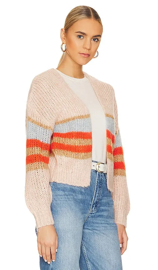 27 miles malibu Bruin Cardigan in Peach