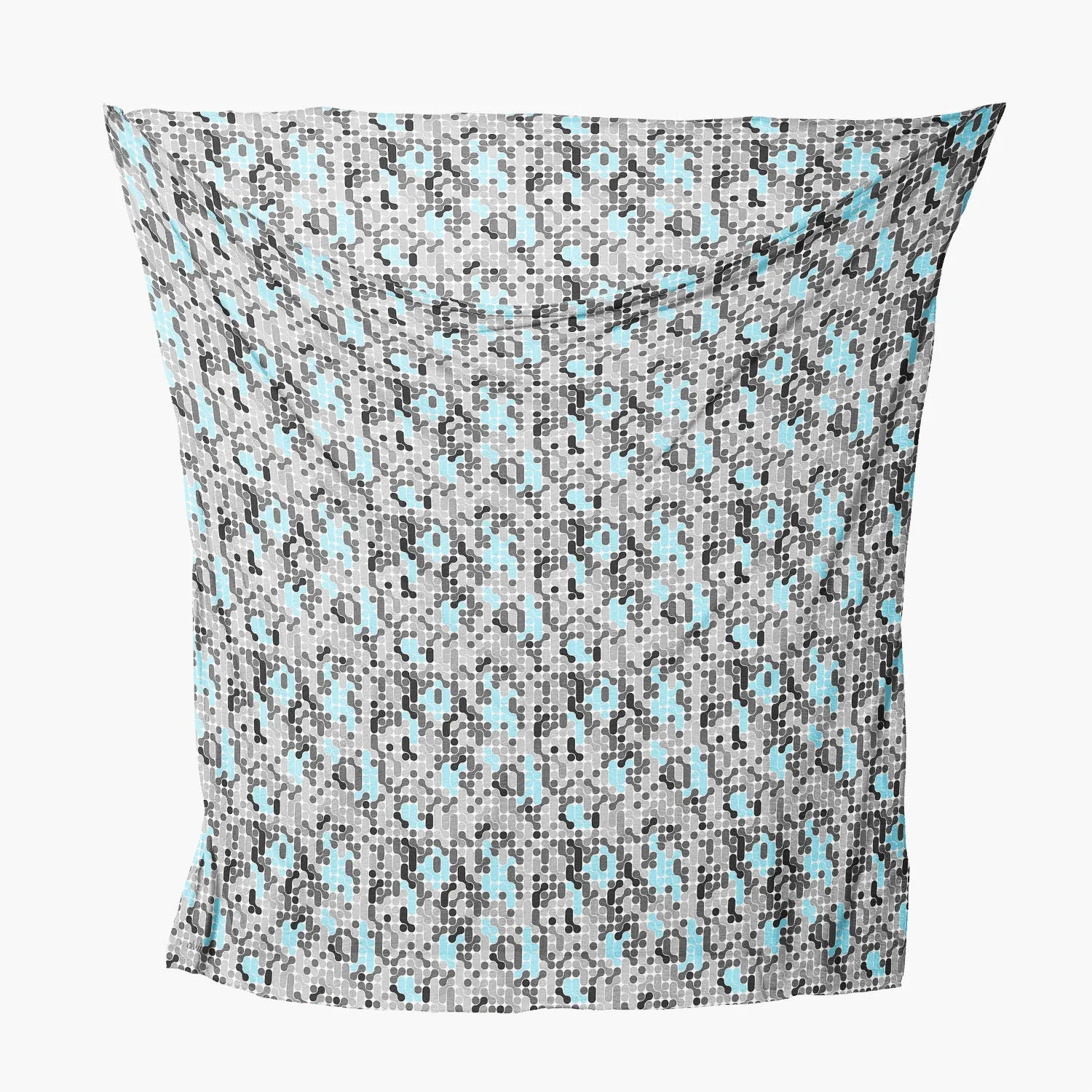 Abstract Geometric Printed Wraparound Infinity Loop Scarf | Girls & Women | Soft Poly Fabric