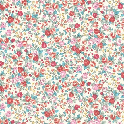 Boy's Necktie / Blossoms In Red