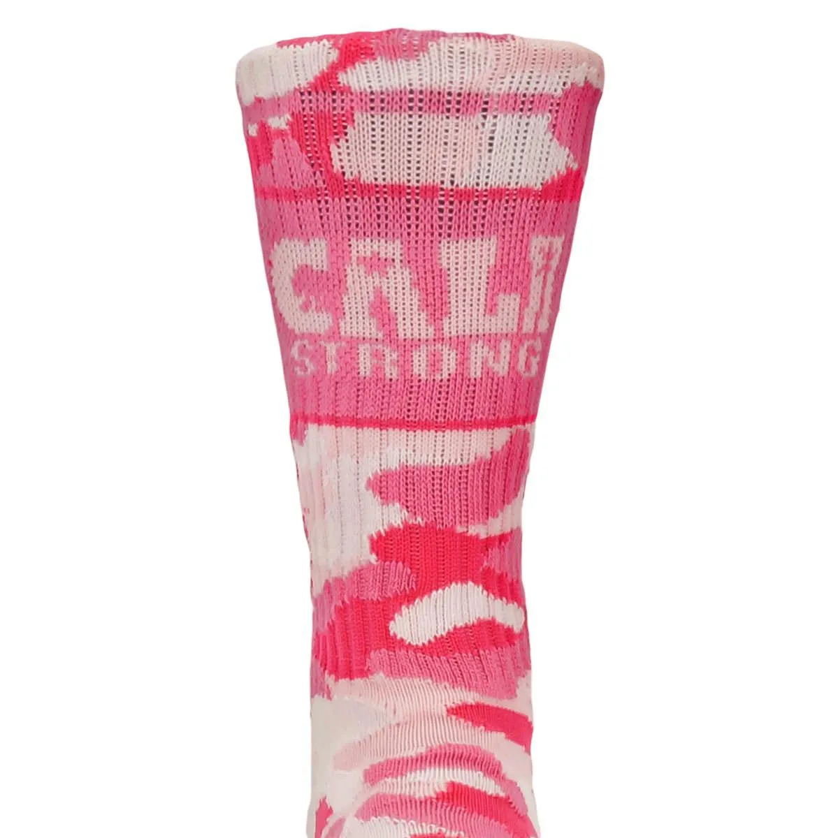 CALI Strong Urban Pink Camo Athletic Crew Socks