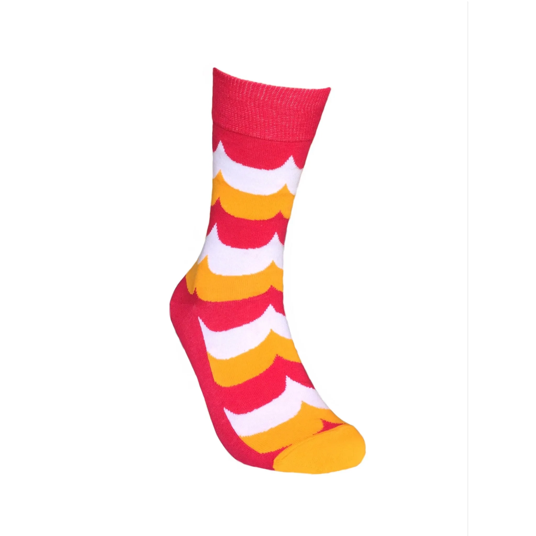 Colorful Wavy Stripe Pattern Socks from the Sock Panda (Adult Medium - Women's Shoe Sizes 5-10)