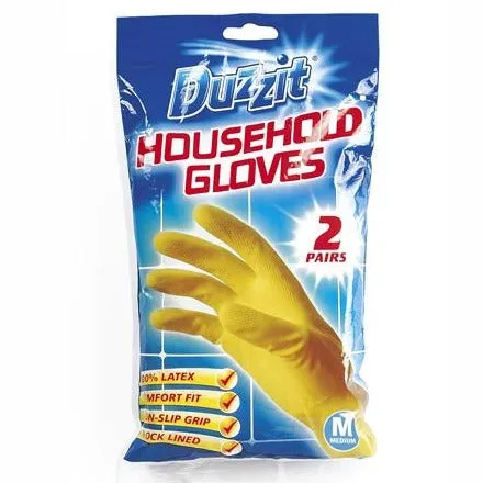Duzzit Household Gloves 2 Pack Small