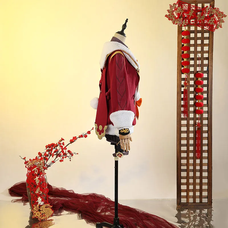 【IN-STOCK】Genshin Impact New Year's Cheer Xiangling Cosplay Costume