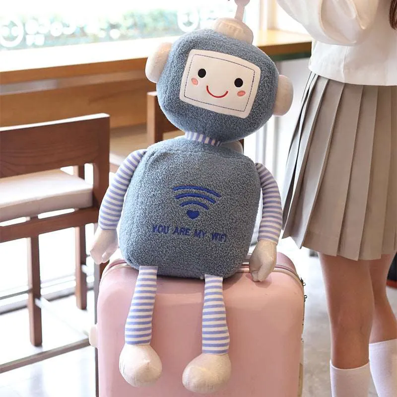 Kawaii Smiling Robot Plushies