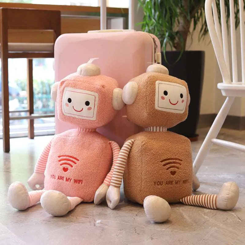 Kawaii Smiling Robot Plushies