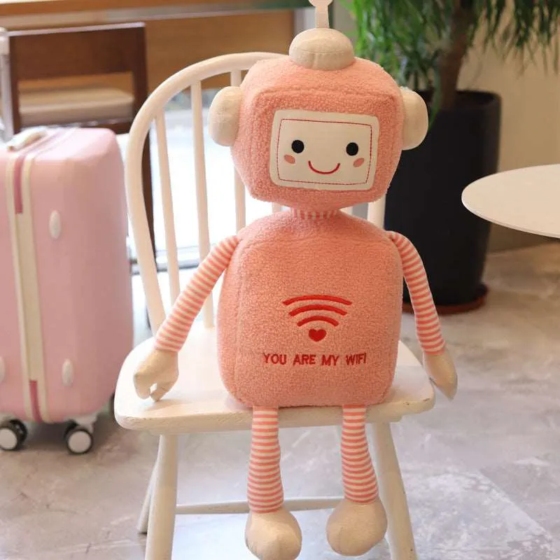 Kawaii Smiling Robot Plushies