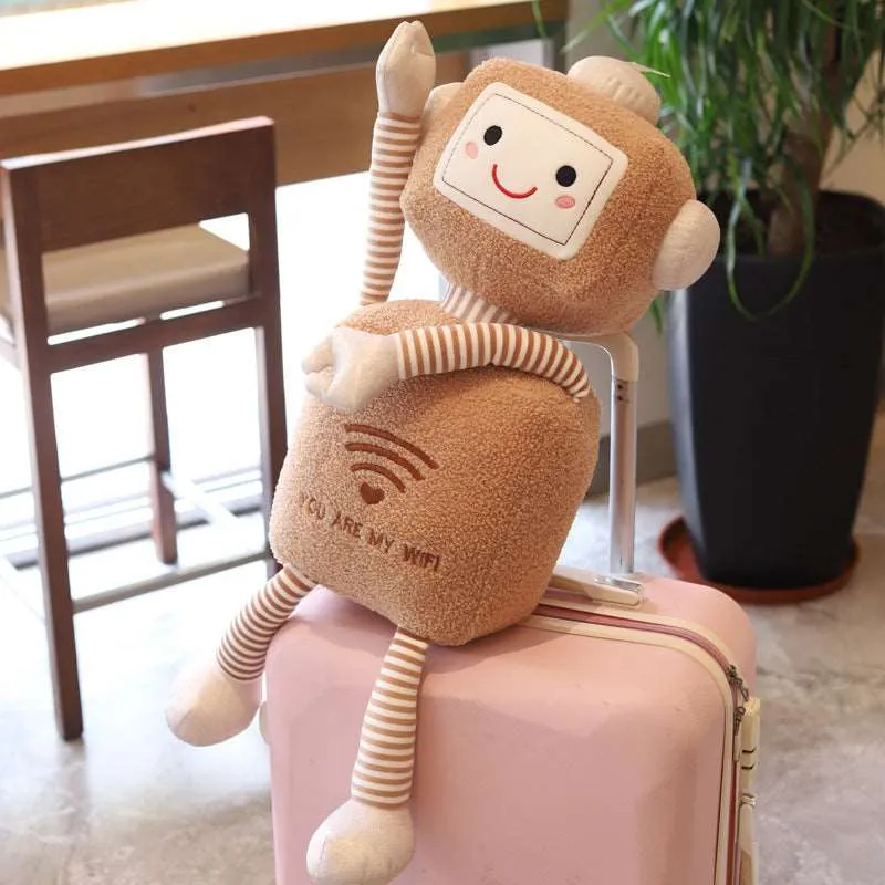 Kawaii Smiling Robot Plushies
