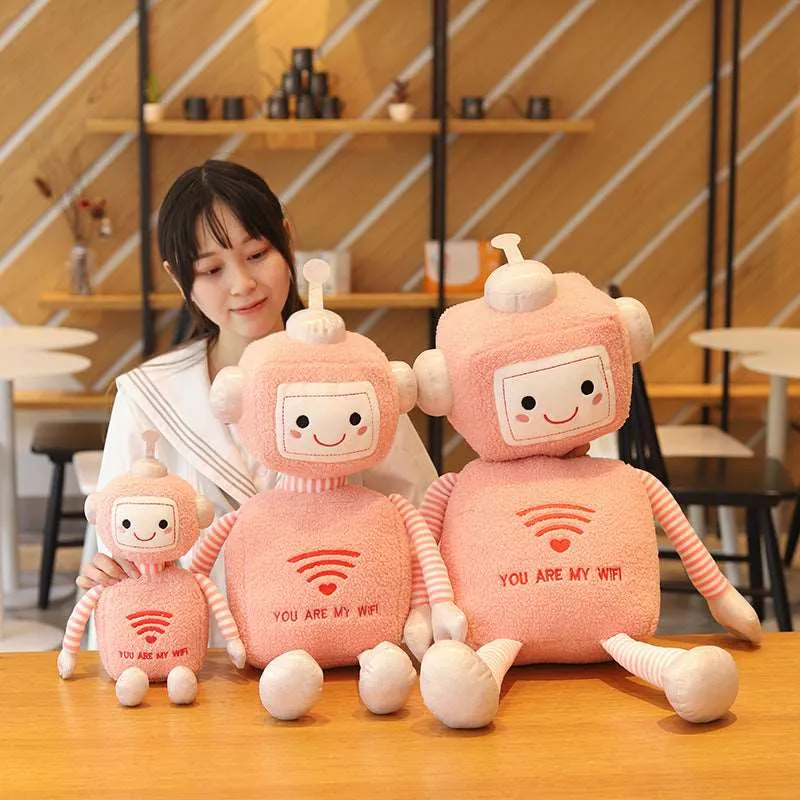 Kawaii Smiling Robot Plushies