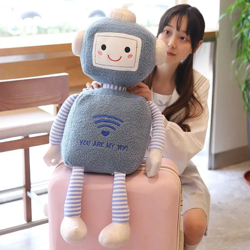 Kawaii Smiling Robot Plushies