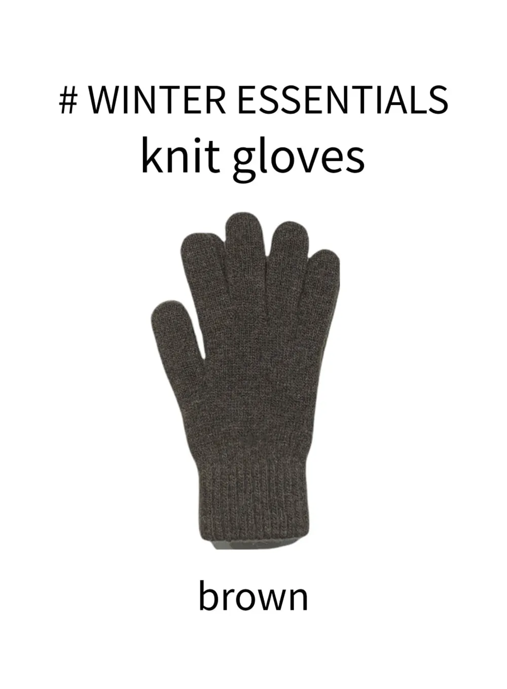 Knit Gloves #1105G9