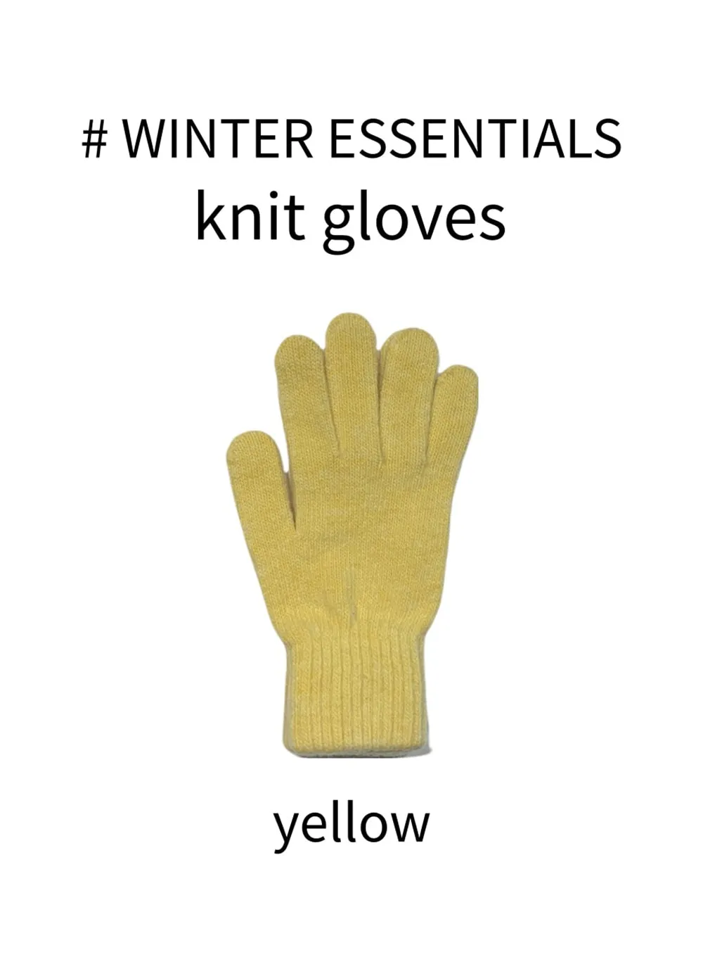 Knit Gloves #1105G9