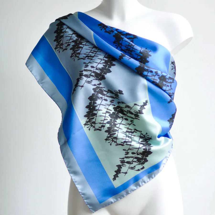 Leaves Large Silk Square Scarf
