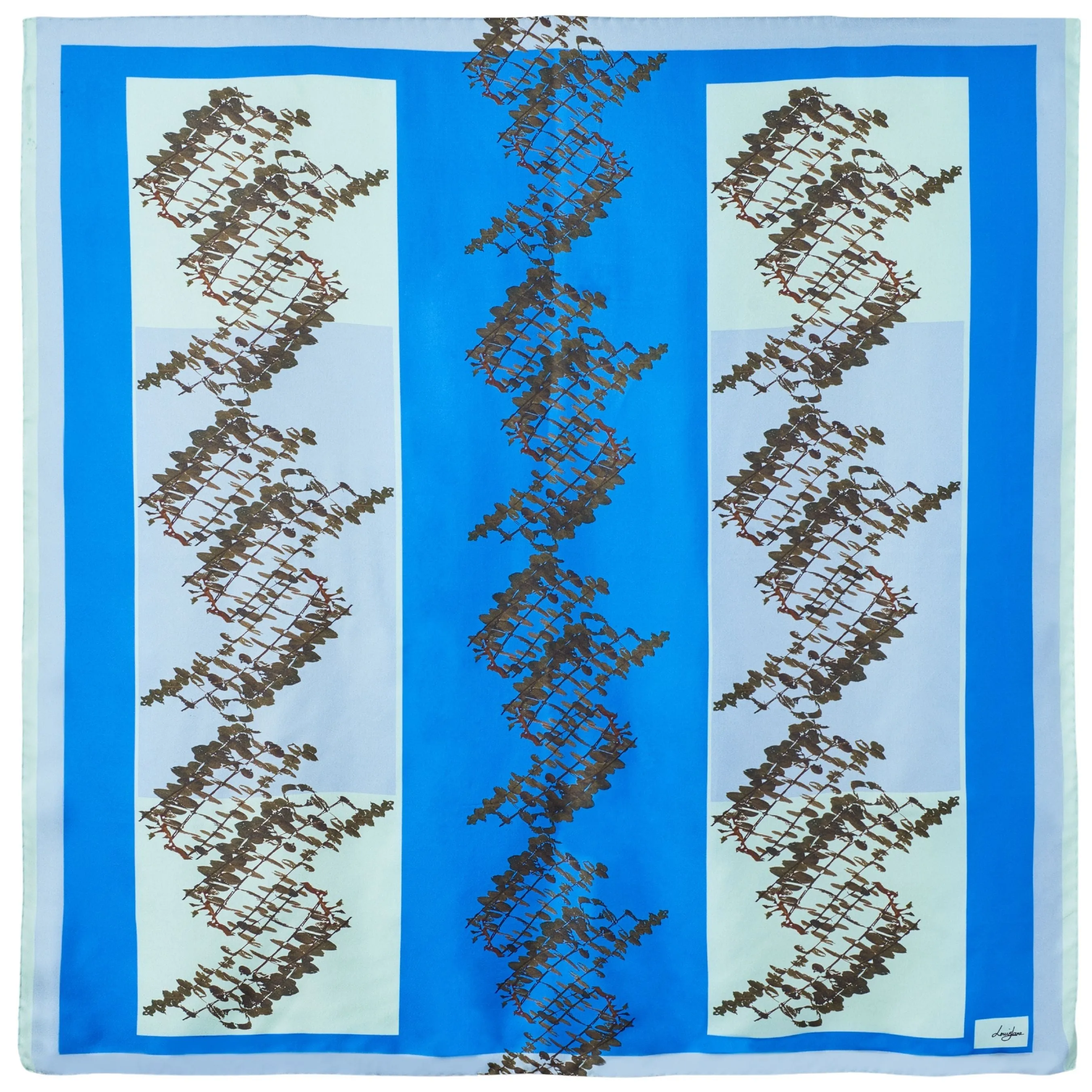 Leaves Large Silk Square Scarf