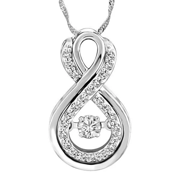 Luminance White Gold Diamond Pendant