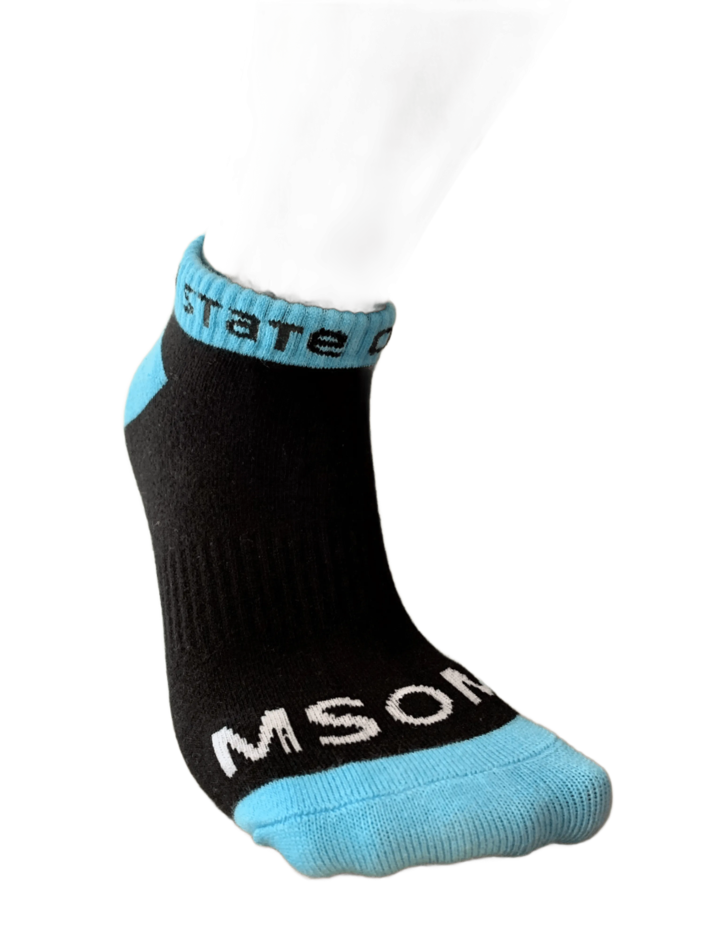 MiSOM Ankle Socks - Black 'n Blue