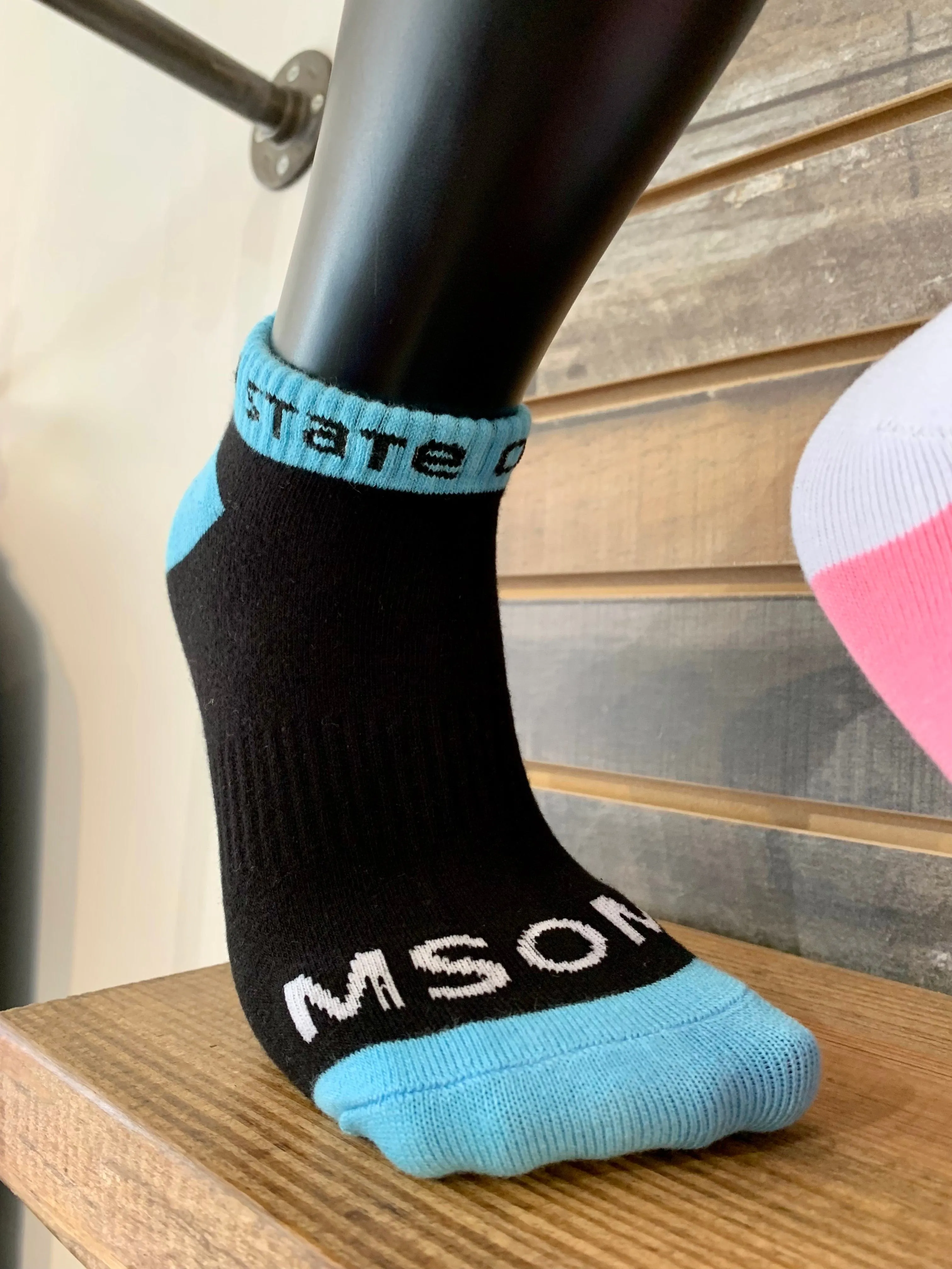 MiSOM Ankle Socks - Black 'n Blue
