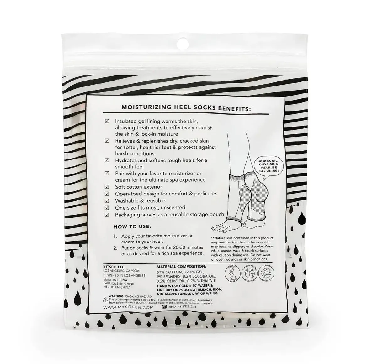Moisturizing Heel Socks