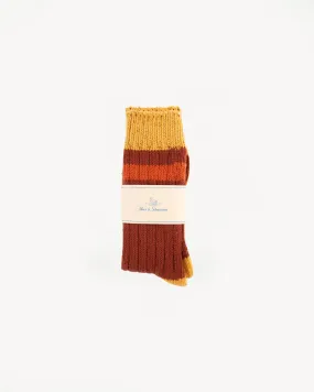 MW74.15205 - Extra Fine Merino Wool Socks - Chestnut, Honey