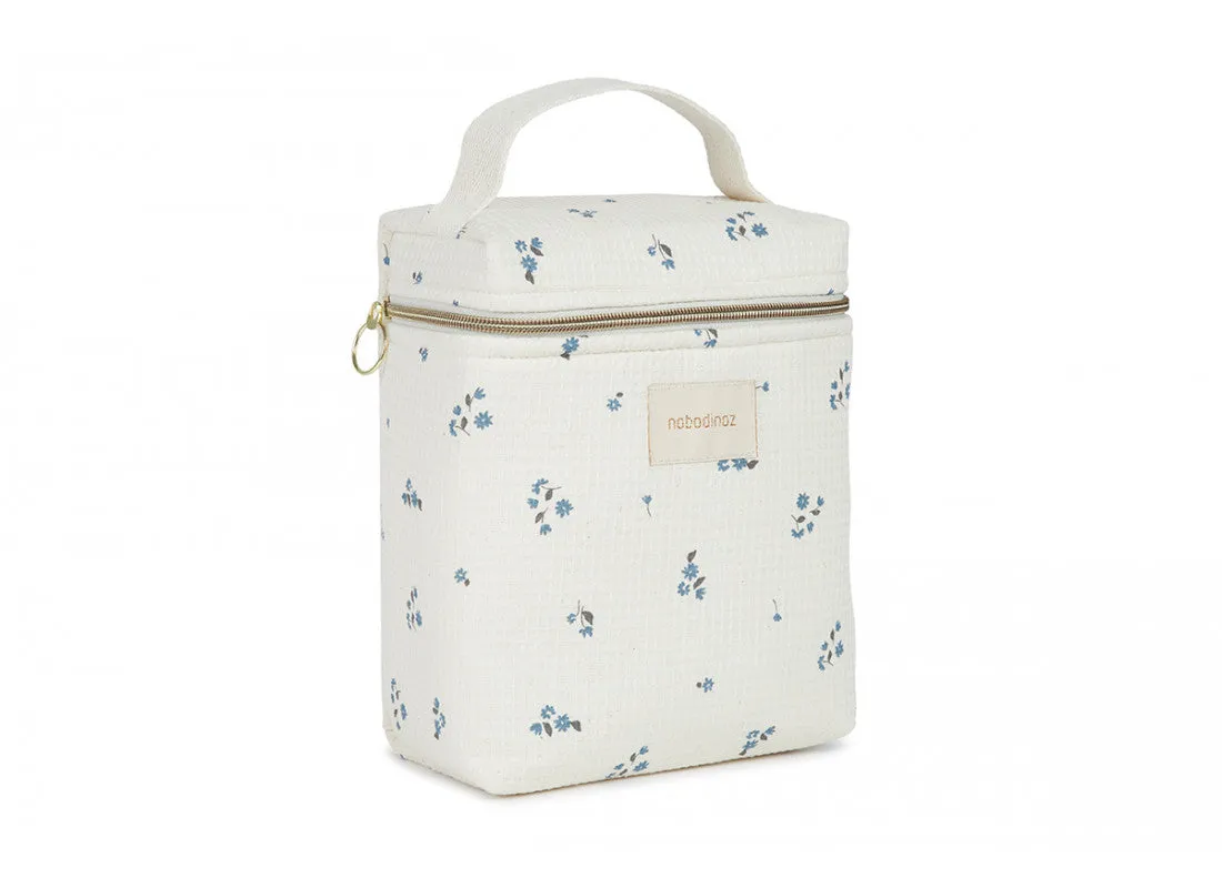 Nobodinoz Concerto Insulated Baby Bottle and Lunch Bag Lily Blue