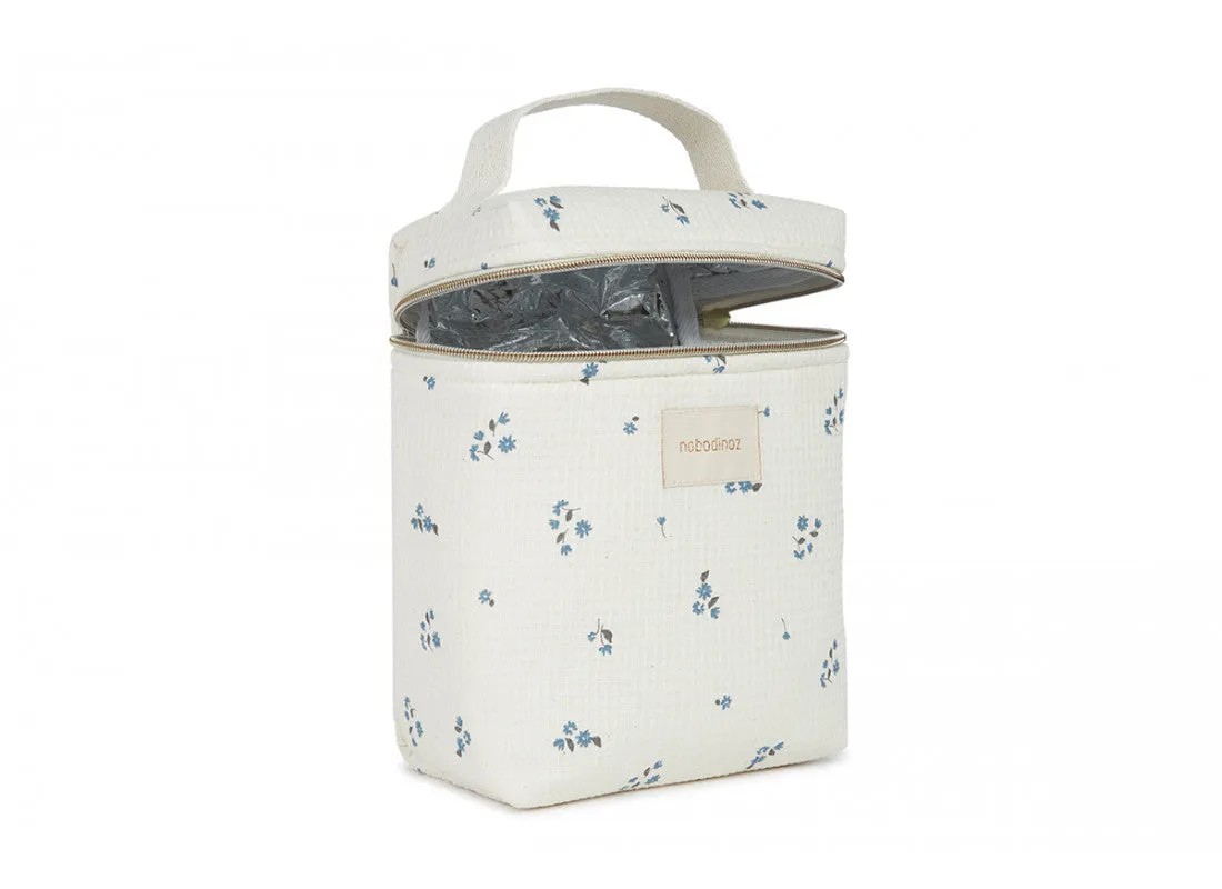 Nobodinoz Concerto Insulated Baby Bottle and Lunch Bag Lily Blue