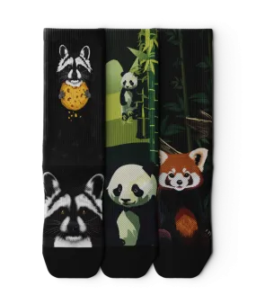 Pandaz Crew Socks 3-Pack