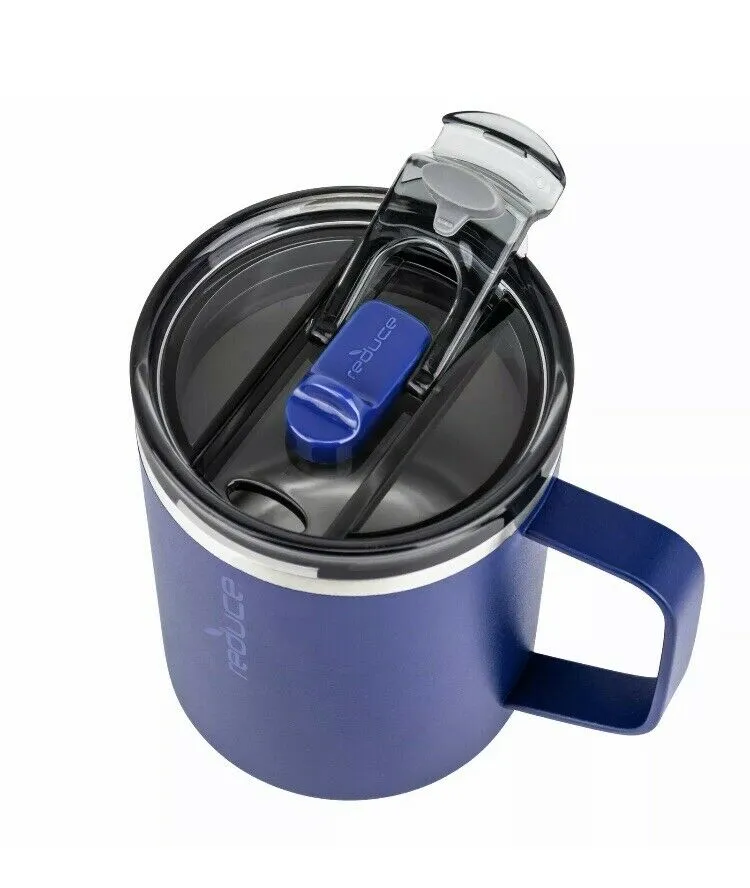 Reduce Hot1 Stainless Steel Coffee Mug, 14oz Sold by piece (available color  Blue)