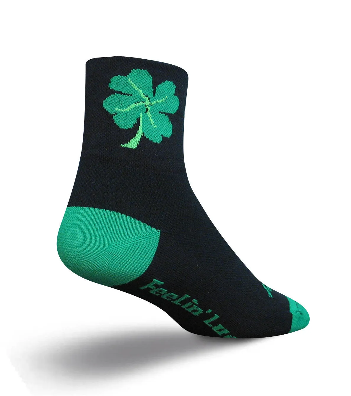 SockGuy Lucky Shamrock Sport Socks